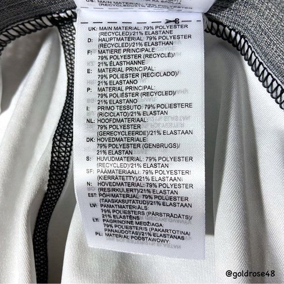 Adidas Aeroready short training tights black/white GM0111 - Picture 6 of 7